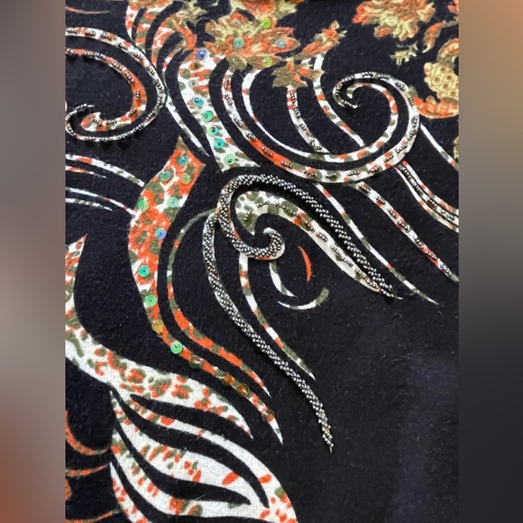 Pierri Embellished Sweater Beaded Sequin Size Small - Picture 4 of 9